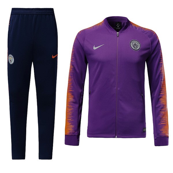 Survetement Football Enfant Manchester City 2018-19 Purpura